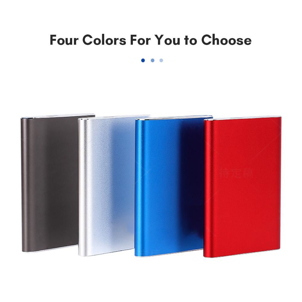 80GB USB3.0 High-speed Portable Hard Disk 2.5 inch SATA Mobile Hard Drive High-speed Transmission for PC Laptop Red