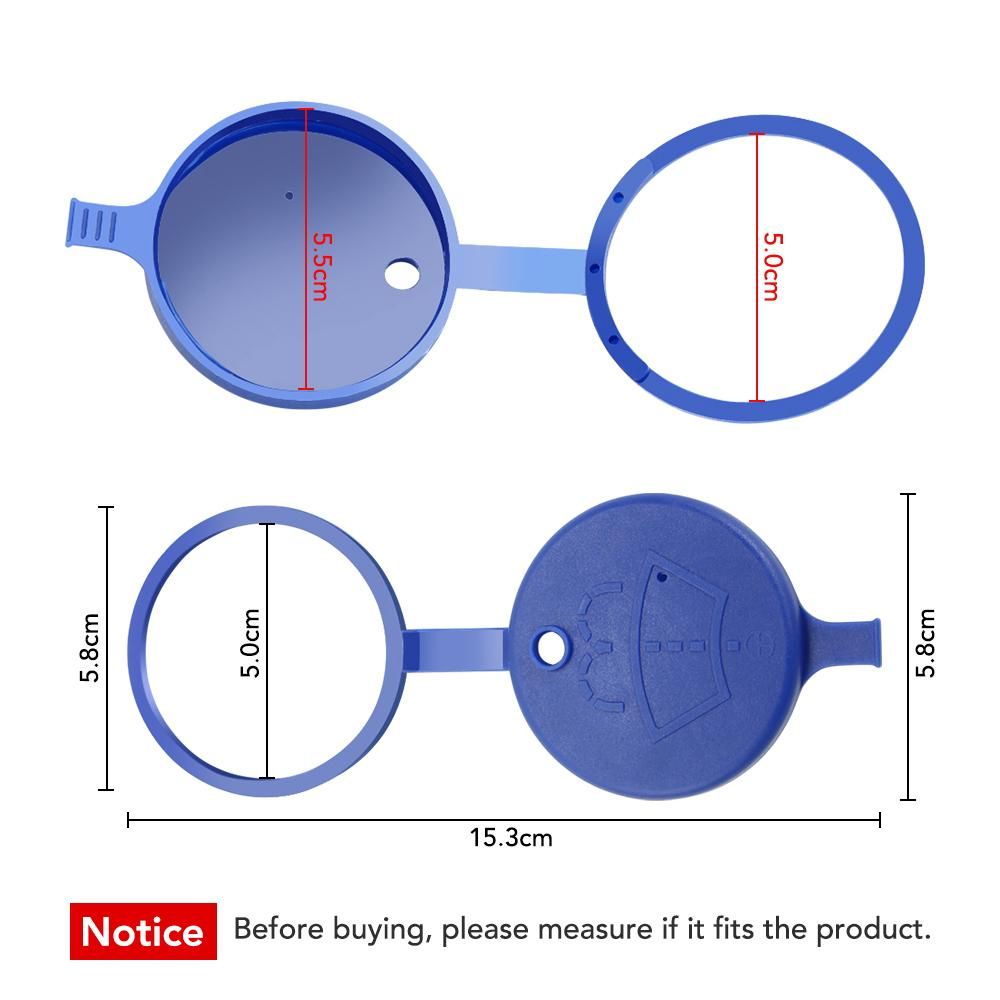 1Pcs Car Windshield Wiper Washer Tank Bottle Pot Cap for Ford Fiesta Fusion Ranger C-Max Puma Galaxy Transit Flex Raptor
