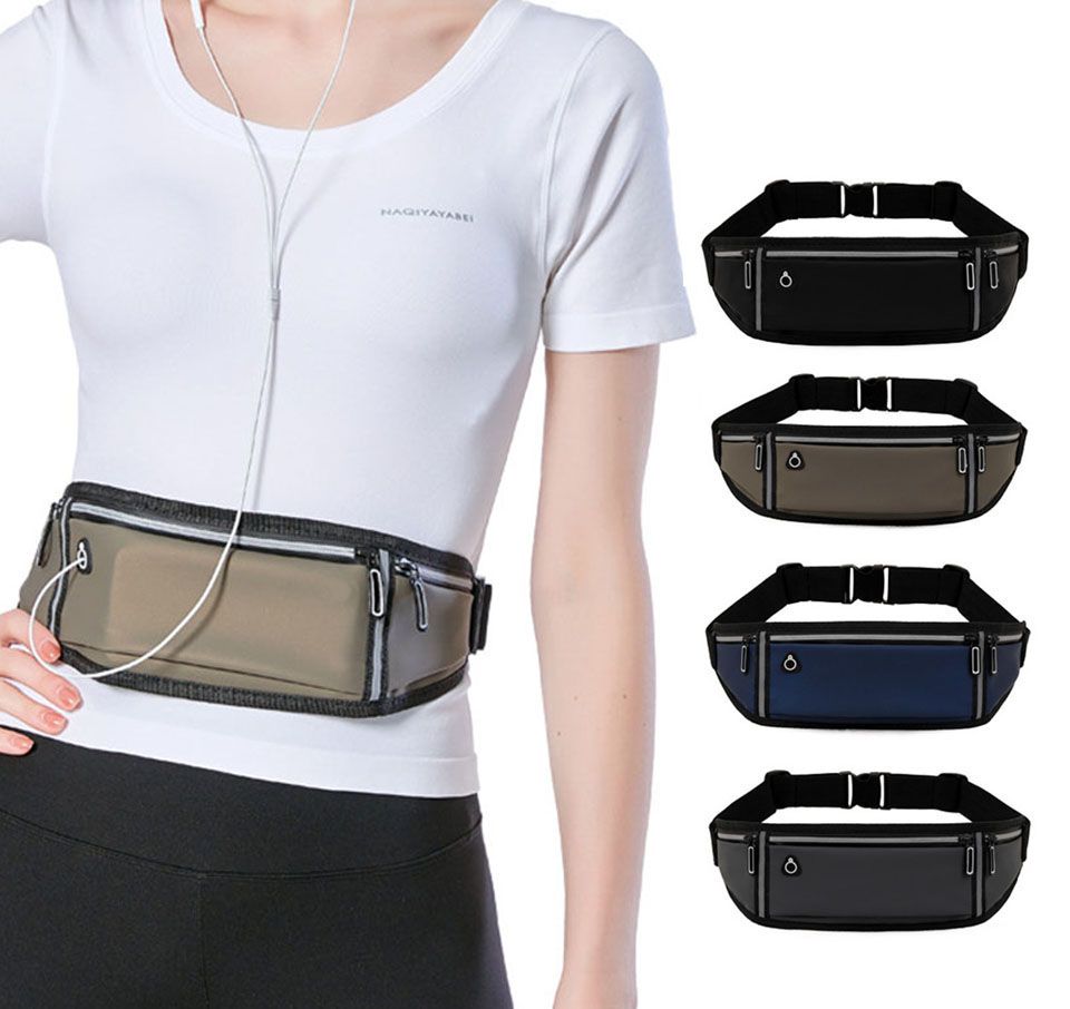Mens Women Sports Fanny Pack Portable Waist Sport Pack Usb