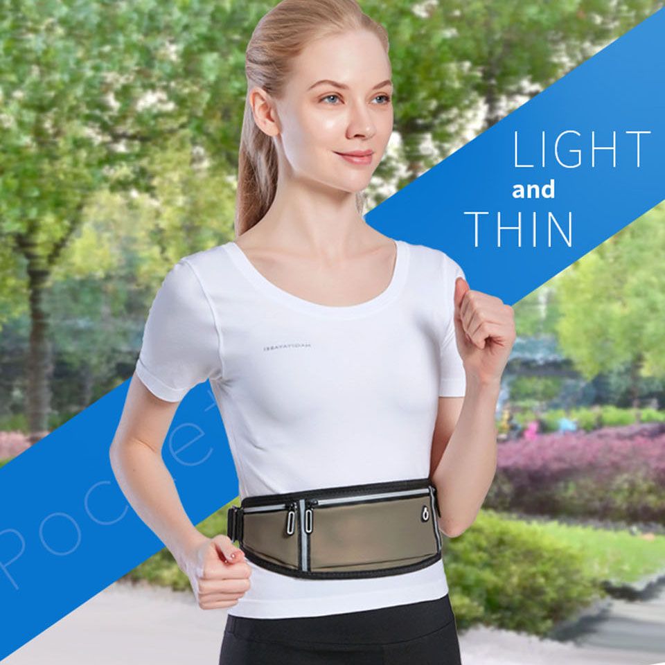 Mens Women Sports Fanny Pack Portable Waist Sport Pack Usb