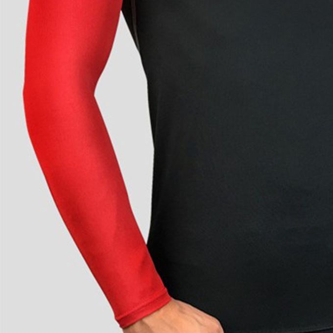 Armband Elbow Su Ort Basketball Arm Sleeve Breathable Sport Elbow Pad-red-XL