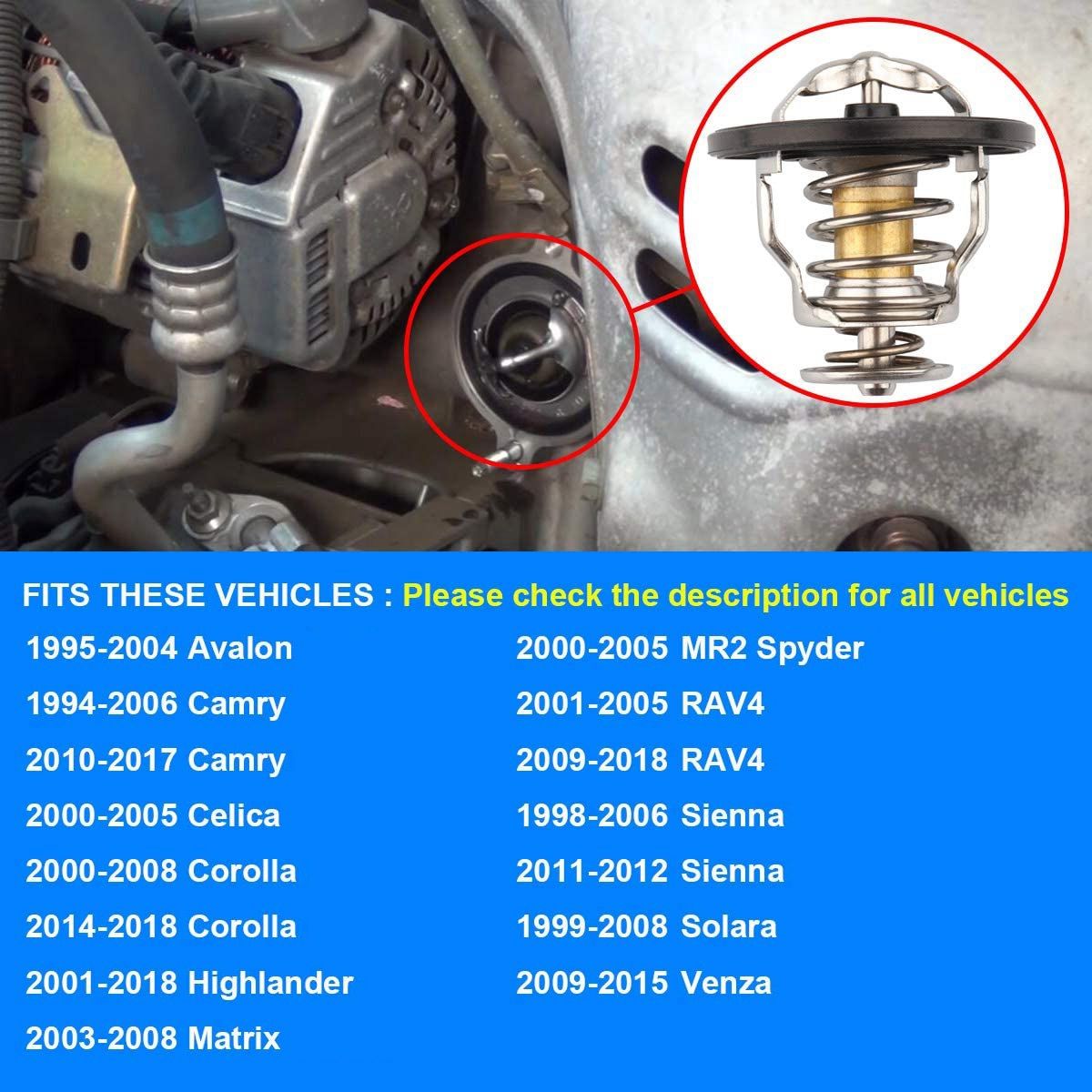 Car Engine Thermostat Assembly For Toyota Avalon Camry