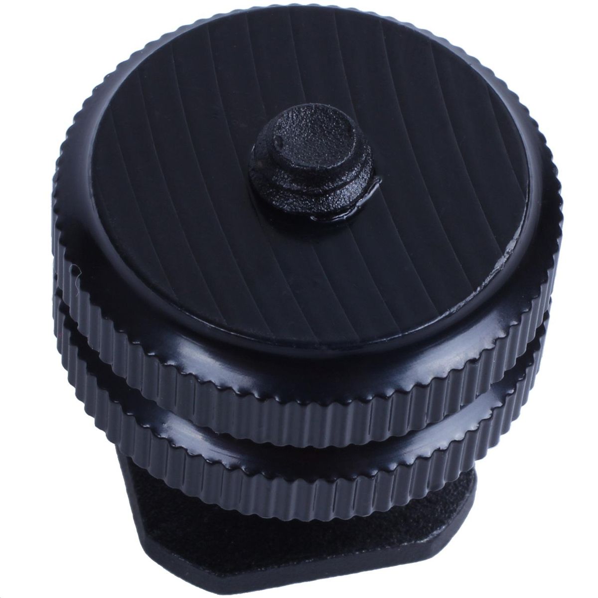 2X Durable Pro 1/4inch Mount Adapter for Tripod Screw to Flash Hot Shoe