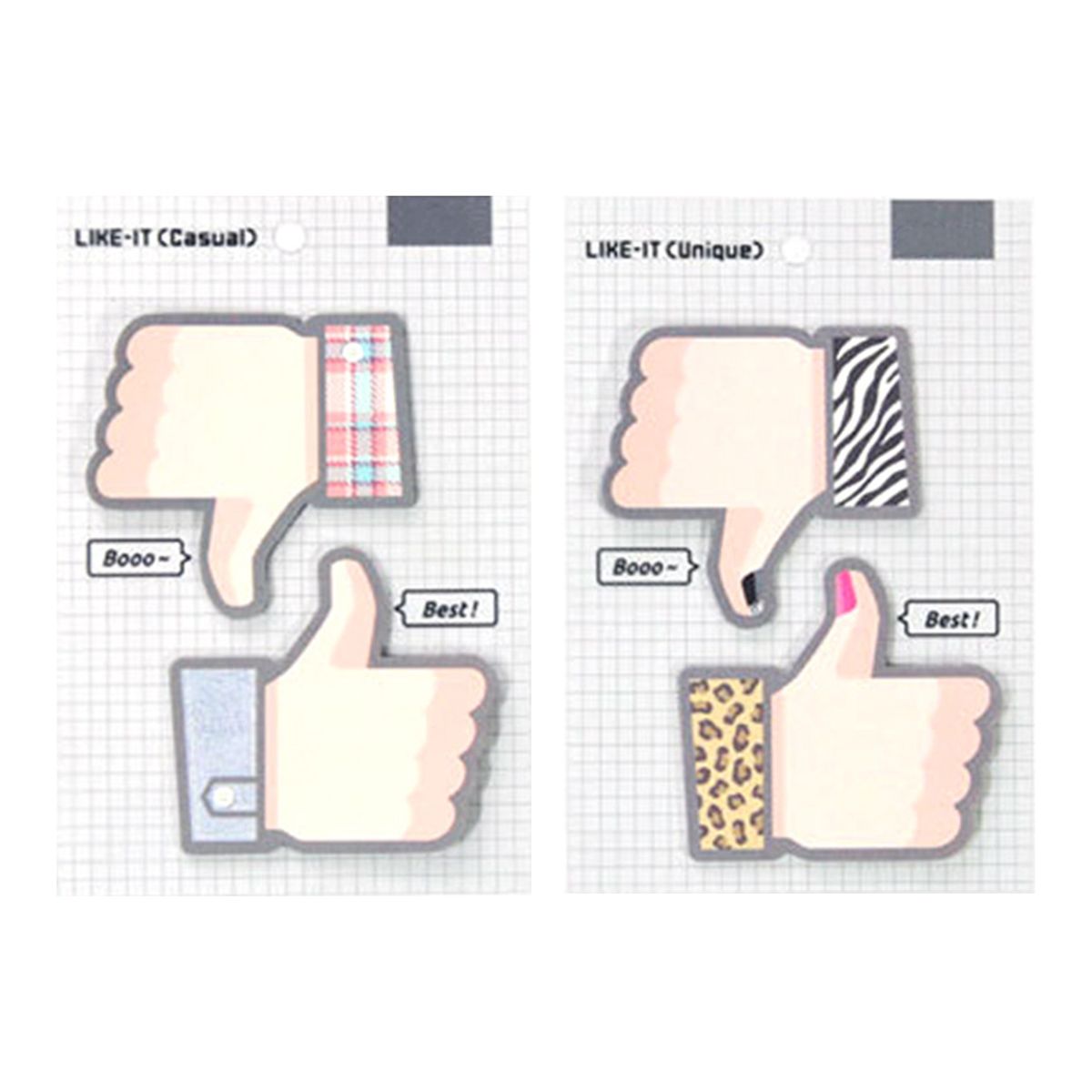 40 Sheets Sticky Note Pad Thumbs Up Series Sticky Note Pad Multicolor