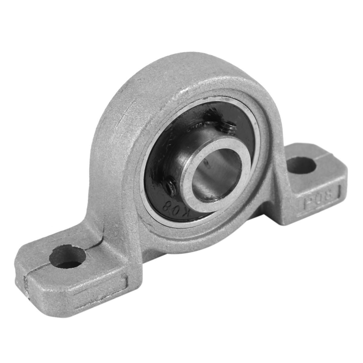 4Pcs KP08 Pillow Block Mounted Ball Bearing Diameter 8mm Bore Zinc Alloy Pillow Block Bearing