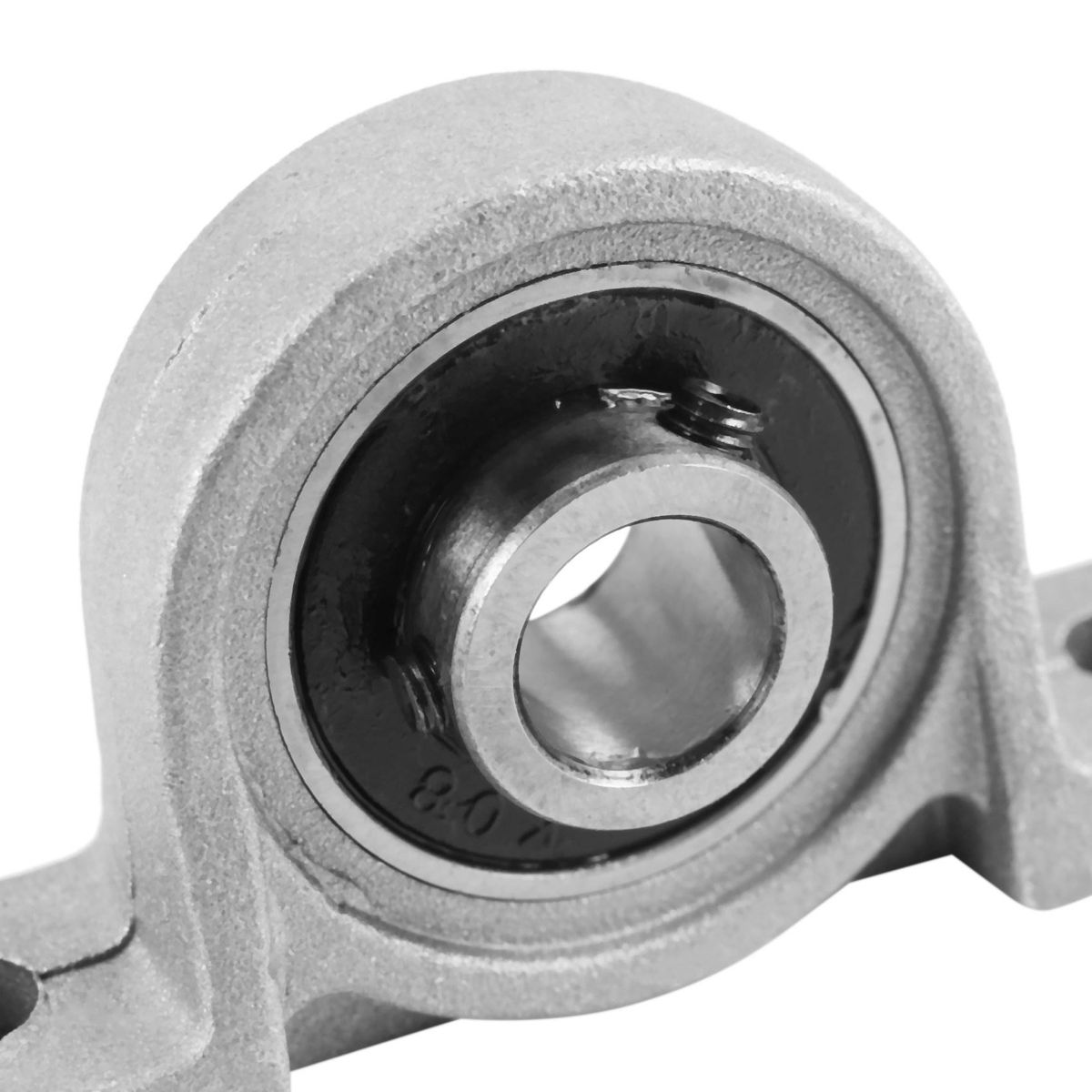 4Pcs KP08 Pillow Block Mounted Ball Bearing Diameter 8mm Bore Zinc Alloy Pillow Block Bearing