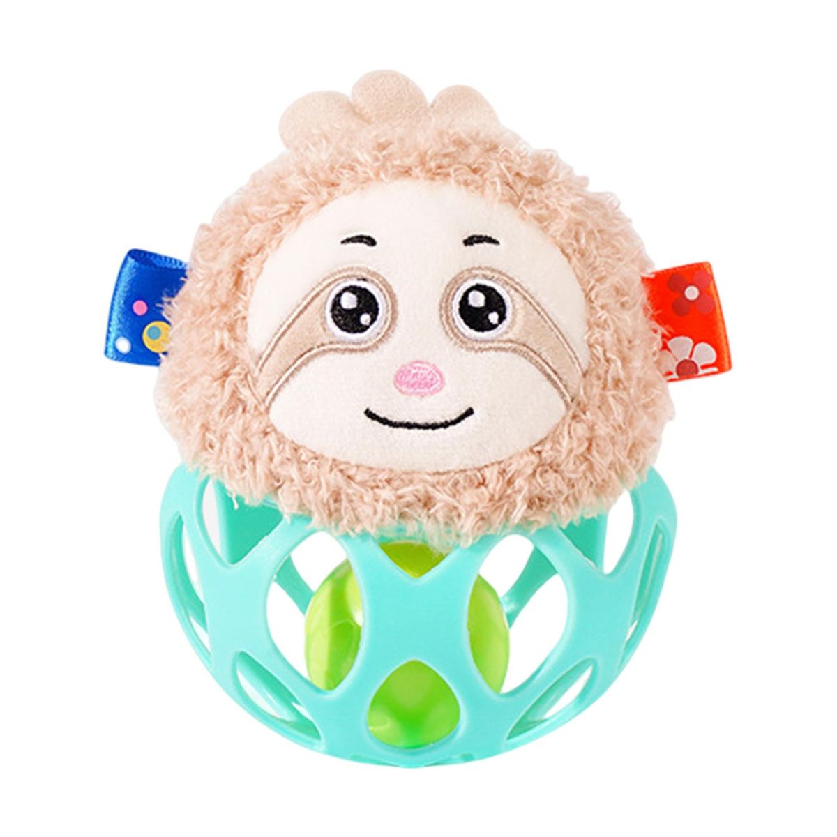 Animal Ball Toy Children Catch Ball Soft Grasping Toy Green