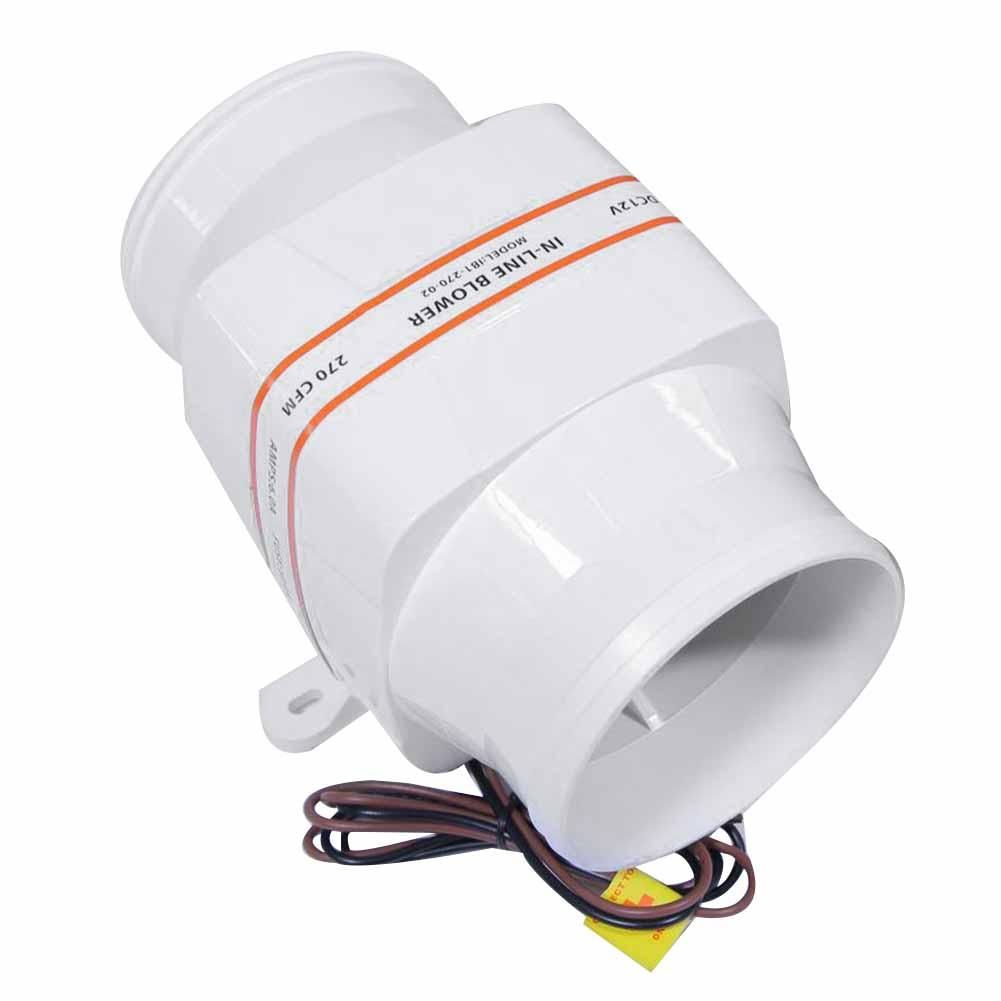 12V DC Fan Straight Barrel Exhaust Fan RV Yacht Battery Exhaust Fan