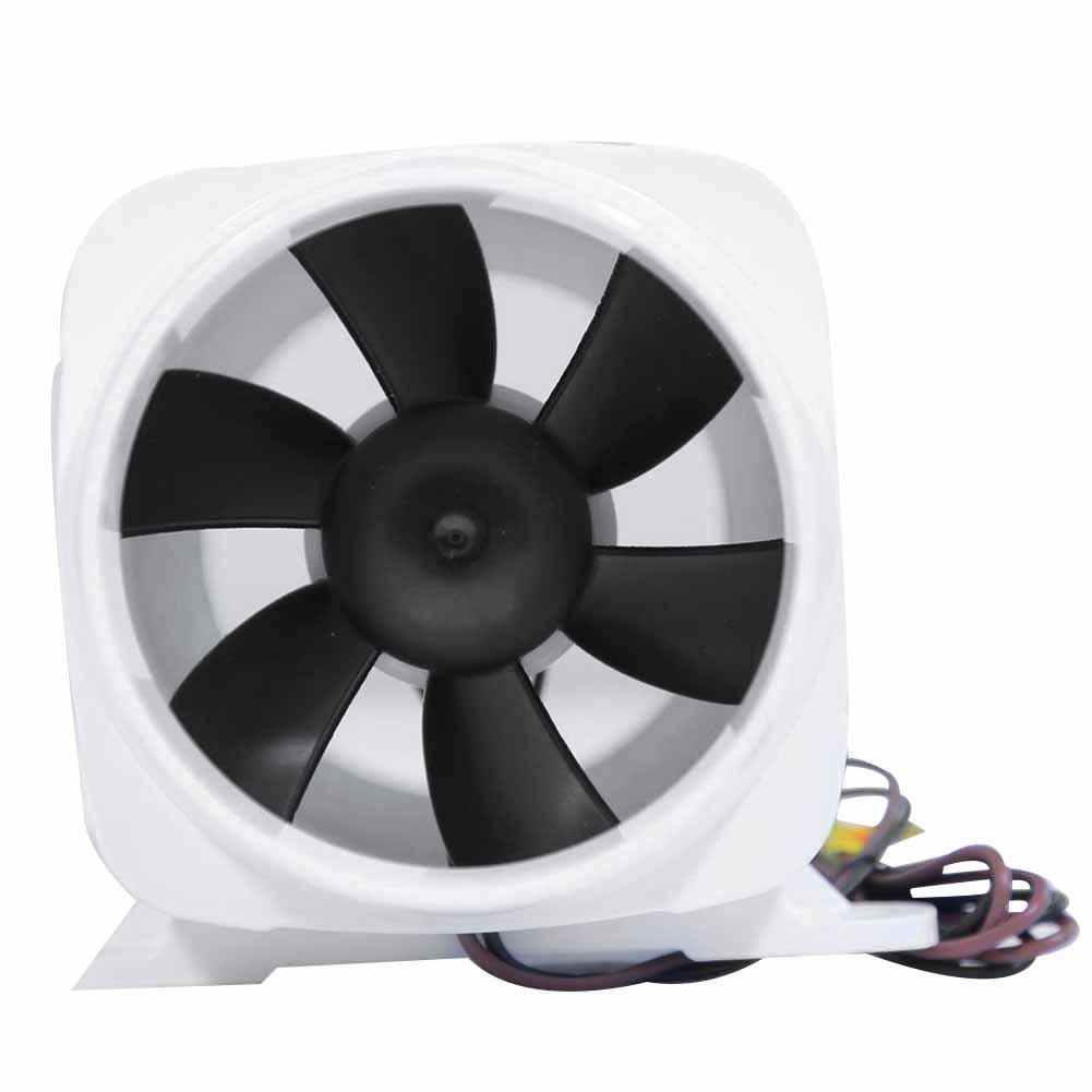 12V DC Fan Straight Barrel Exhaust Fan RV Yacht Battery Exhaust Fan