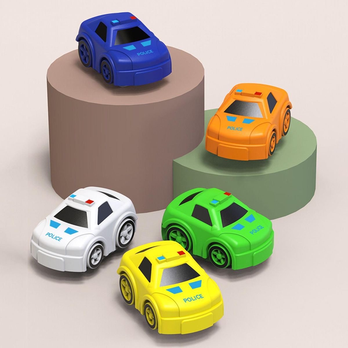 1 Set Track Car Park Toys Plastic Gliding Rail Car Building Toy Playset