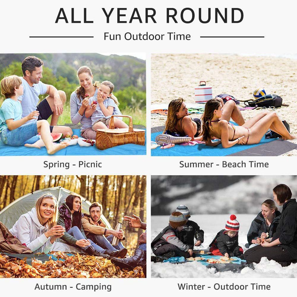Ultralight Water Resistant Camping Mat With Storage Bag Sand