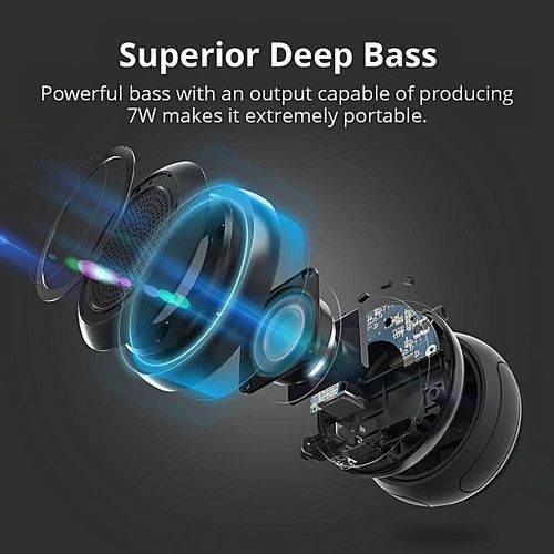 Tronsmart Element Splash IP67 Waterproof Portable Bluetooth Speaker With TWS For IOS Android Smartphones-Black HT-S