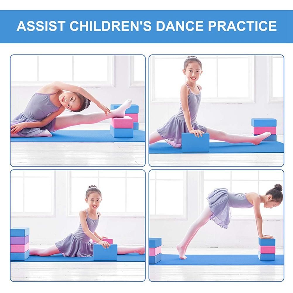 2 Pack Yoga Blocks High Density Brick Soft Non-Slip