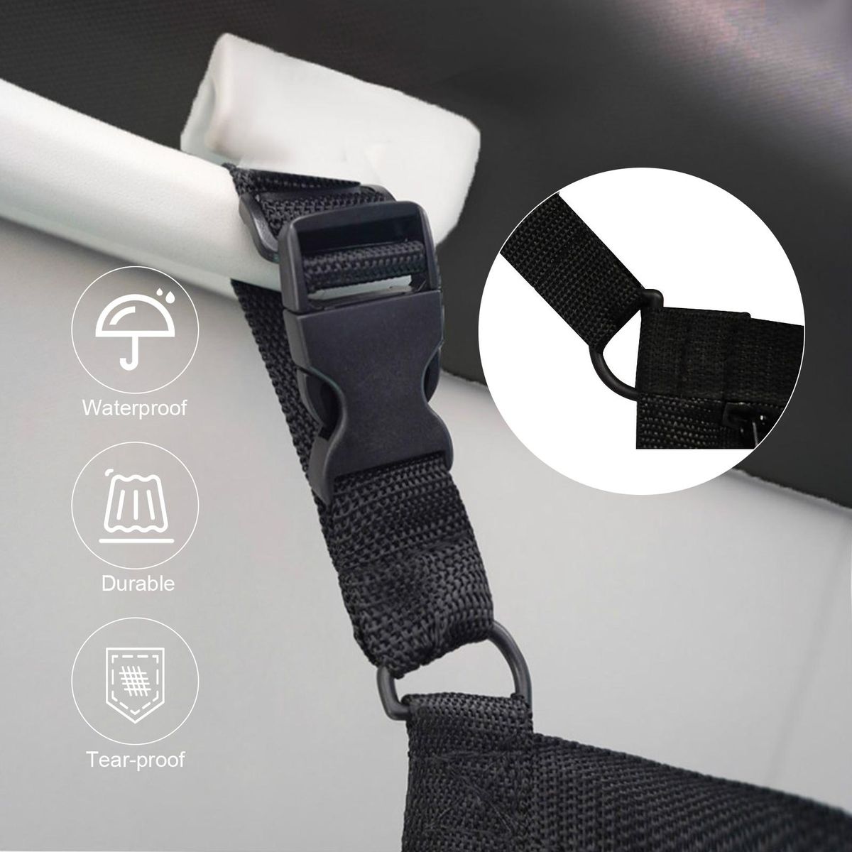 Car Ceiling Storage Net Ceiling Cargo Net Pocket Car Roof Long Trip Storage Bag for SUV Truck Bed Quilt Childrens Toy Towel