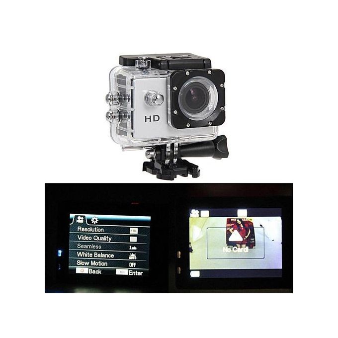 2.0In 12MP HD Action Waterproof Camera DV SJ4000 (Silver)(Black)