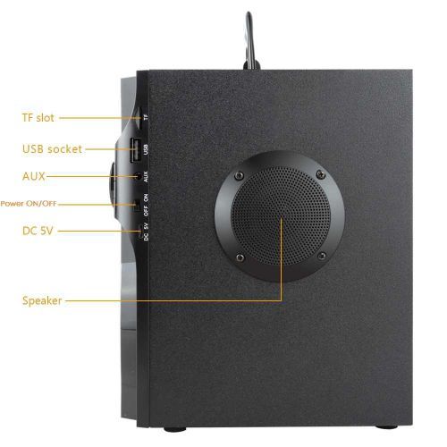 A11 Subwoofer Mini HomeTheatre Bluetooth FM Recharge Speaker