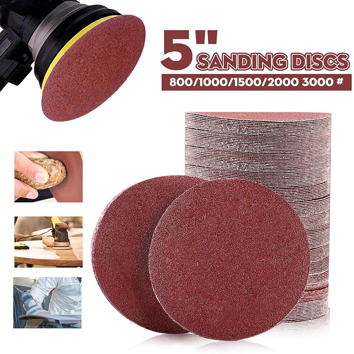 25pcs 5 Inch Sanding Discs Sanding Paper 800/1000/1500/2000/3000 Grit Sand Paper