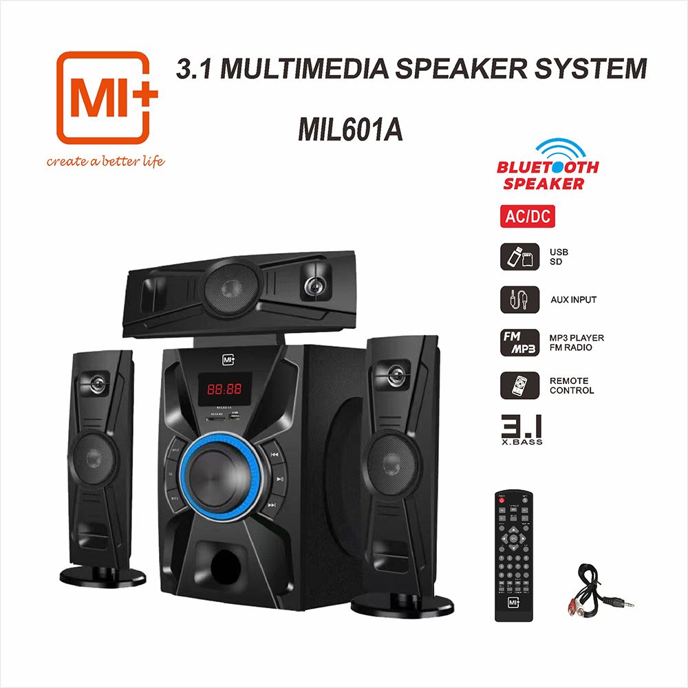 MIL601A 65Watts Bluetooth Multimedia Speakers Home Theater