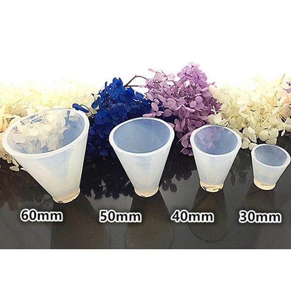 Pyramid Silicone Mold Resin Pendant Jewelry Necklace Hand Crafts Making Tool#40mm 40mm