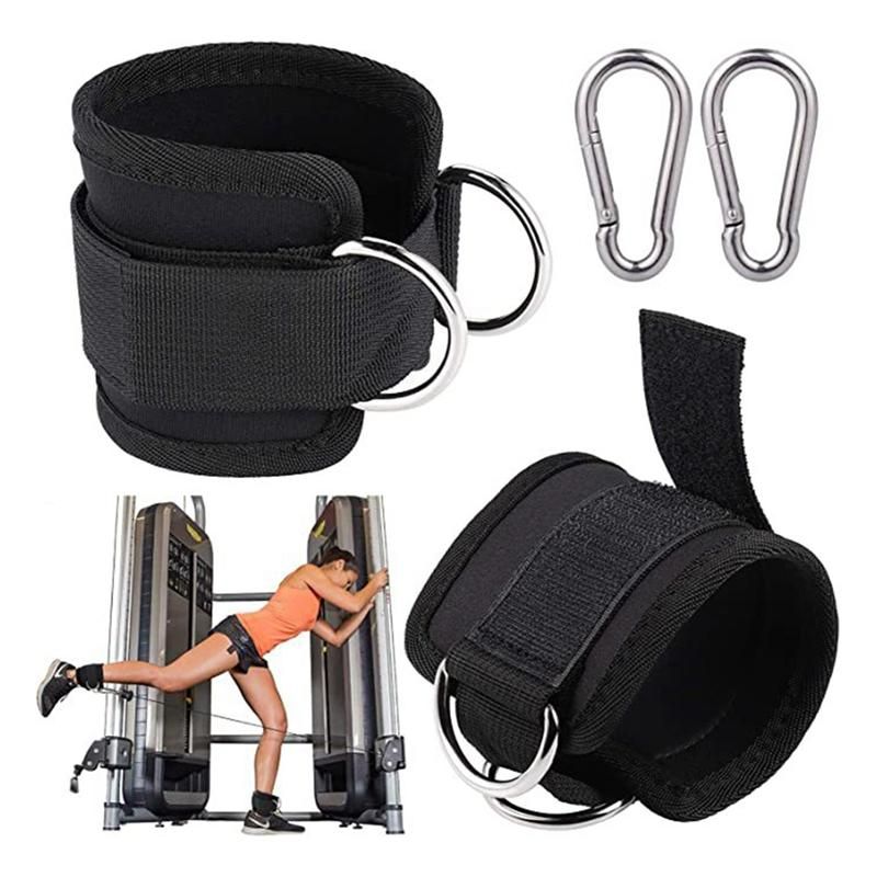 Ankle Strap for Cable Machines,Padded Ankle Kickbacks Leg Ex