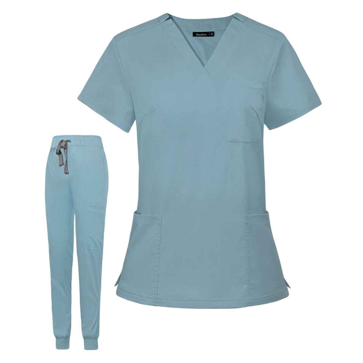 Women Scrubs Nurse Accessories  S Light Blue