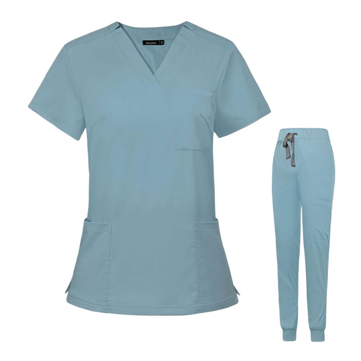 Women Scrubs Nurse Accessories  S Light Blue