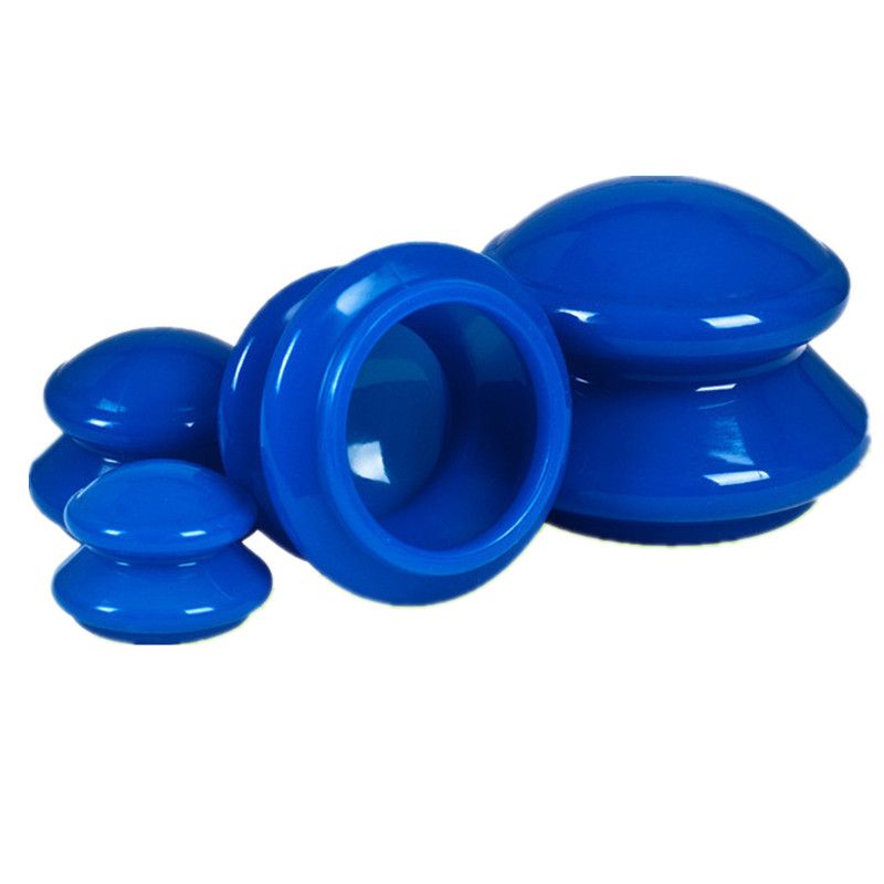 4 Anti Vacuum Absorber Massage Cupping Cupping Moisture Body Vacuum 4Pcs Silicone Cupping Sizes Cellulite Cup Set Cup Therapy