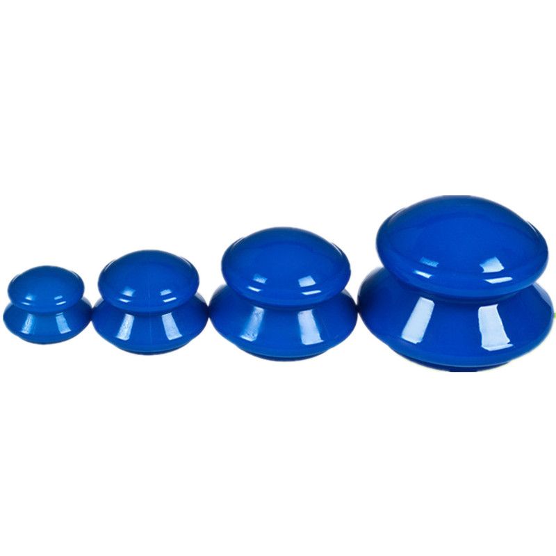 4 Anti Vacuum Absorber Massage Cupping Cupping Moisture Body Vacuum 4Pcs Silicone Cupping Sizes Cellulite Cup Set Cup Therapy