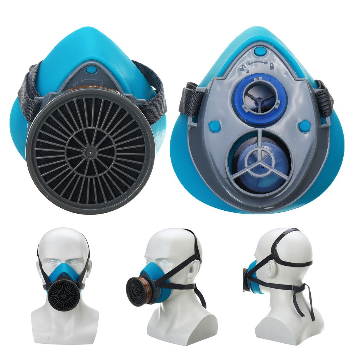 Half Face Dust Gas Masks Spray Woodworking Polishing Protect
