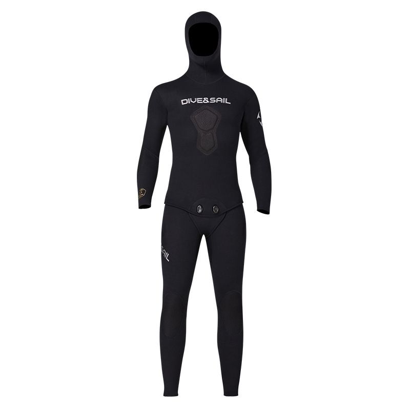 1.5mm Split Long Sleeves Hooded Diving Suit