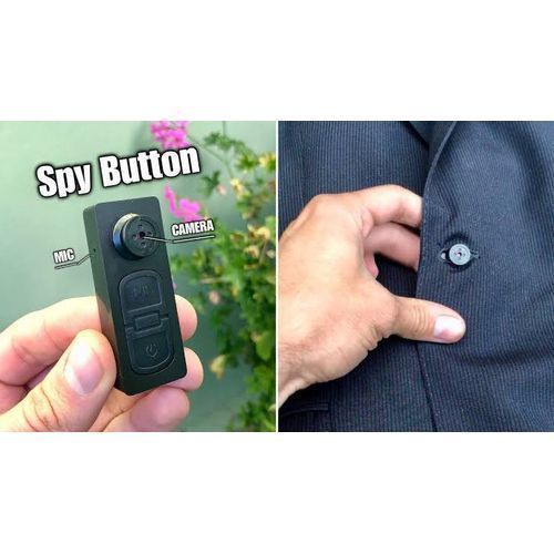 Wearable Mini Hidden Button Shirt Spy Camera