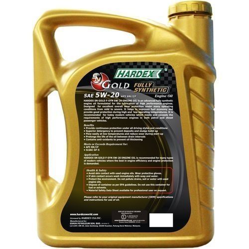 SAE 5W-20 SN Fully Synthetic Engine Oil (5 Litres)