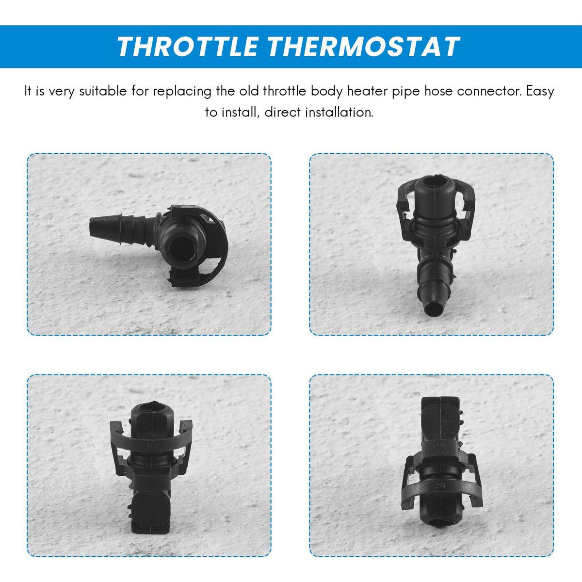 Throttle Valve Thermostat Body Heater Pipe Hose Connector 55574685 55354565 for Chevrolet Cruze Epica Sonic Opel Astra