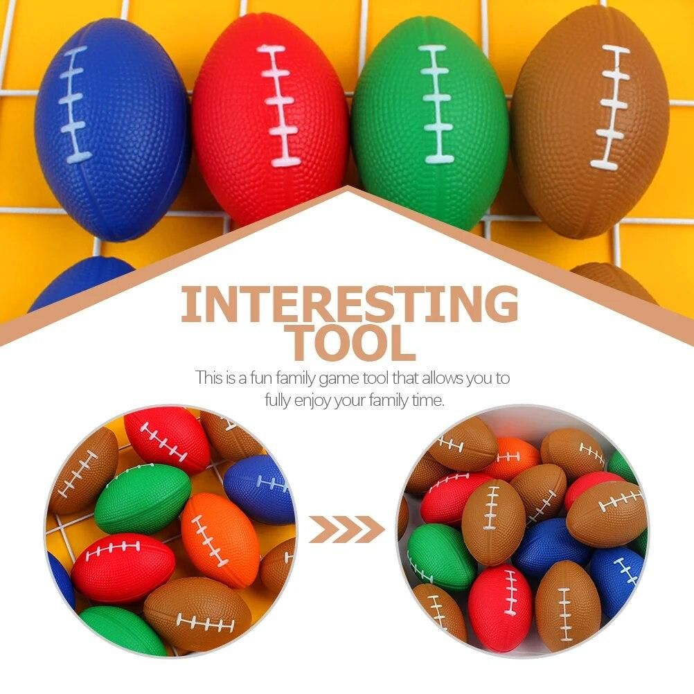 Vent Football Rugby Stress Toys Stretchy Cartoon Squeeze Balls Office Relief Party Games Mini