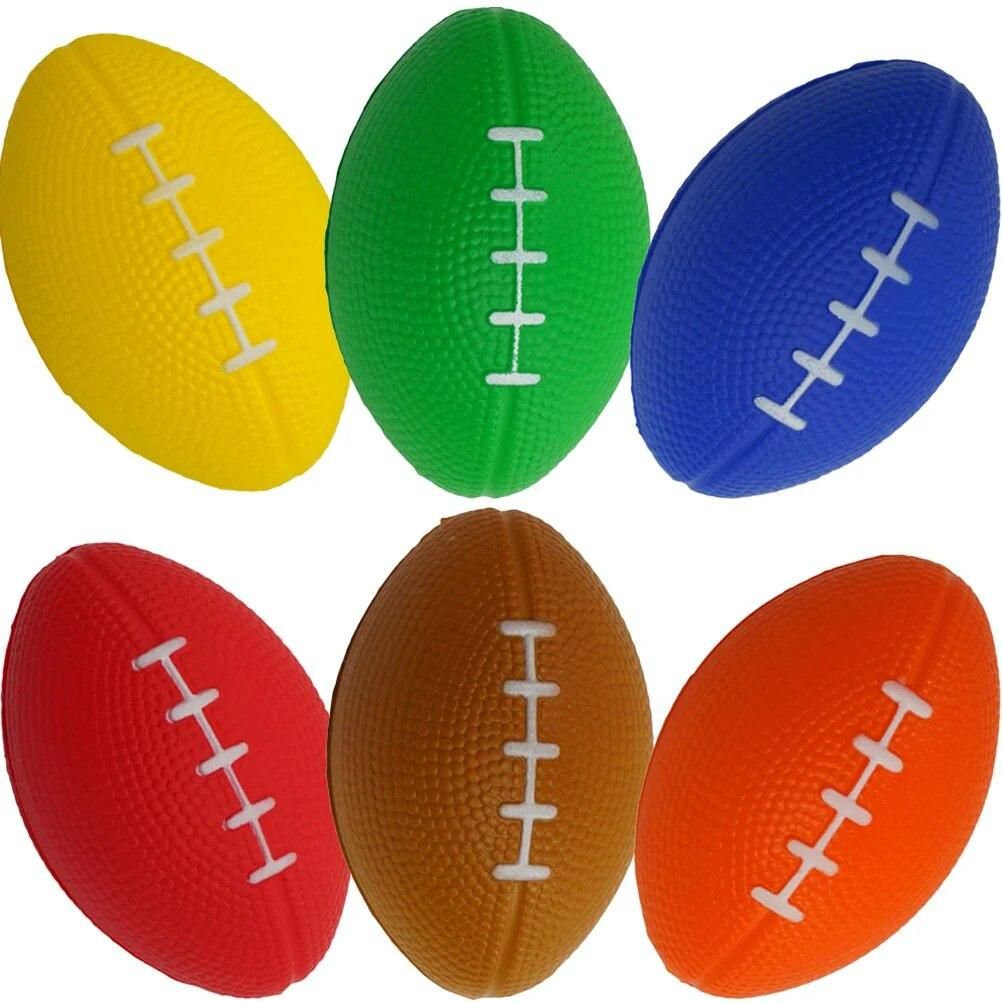 Vent Football Rugby Stress Toys Stretchy Cartoon Squeeze Balls Office Relief Party Games Mini
