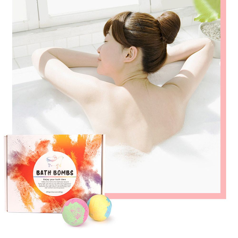 14pcs/set Natural Mini Handmade Bathing Balls Rich Essential