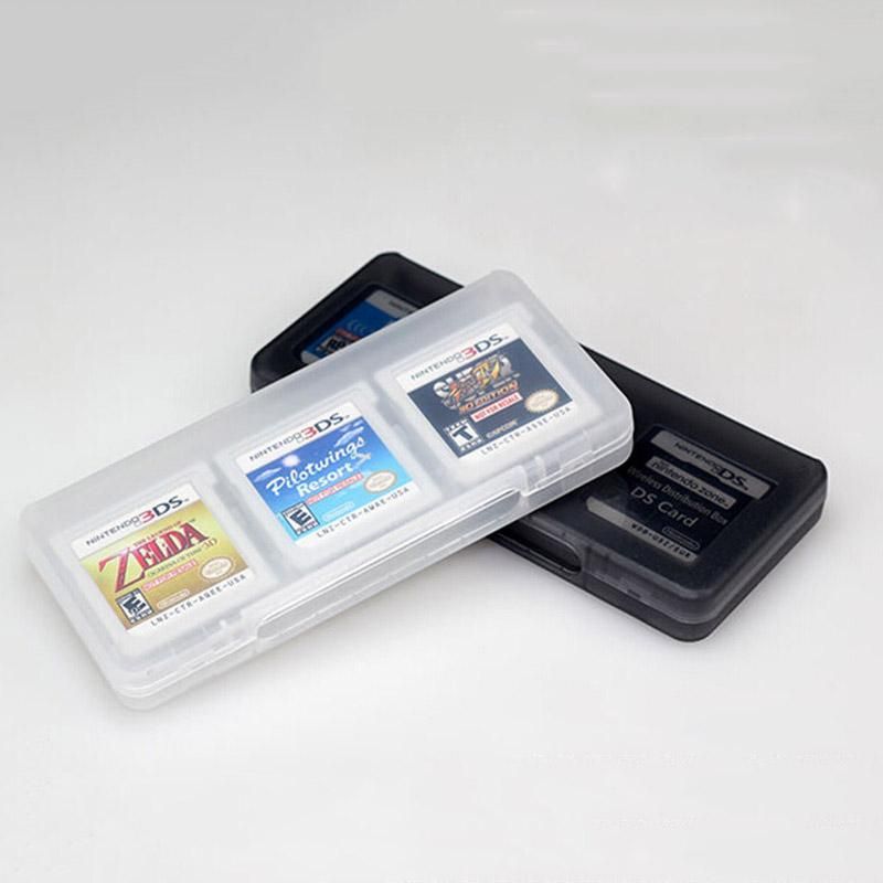 Clear 6 in 1 Game Card Storage Case for Nintendo 3DS XL LL
