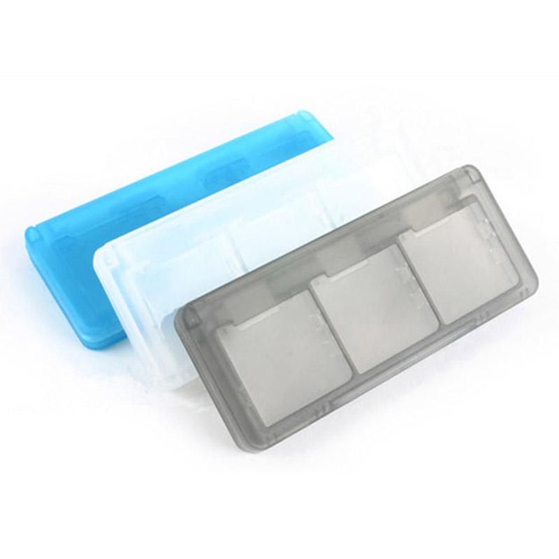 Clear 6 in 1 Game Card Storage Case for Nintendo 3DS XL LL