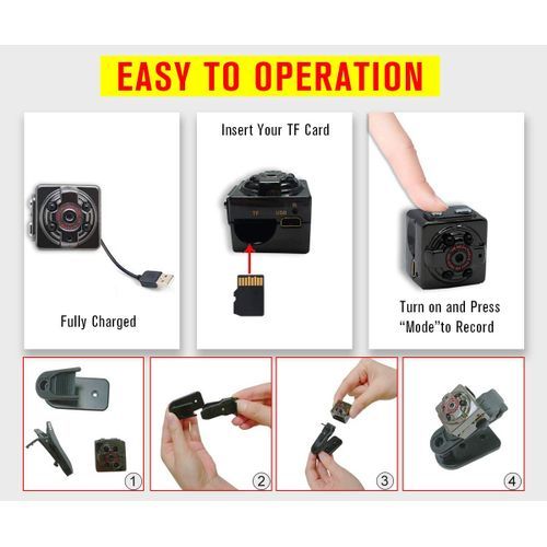 Wireless Hidden Camera Security Cameras 1080P Video Recorder