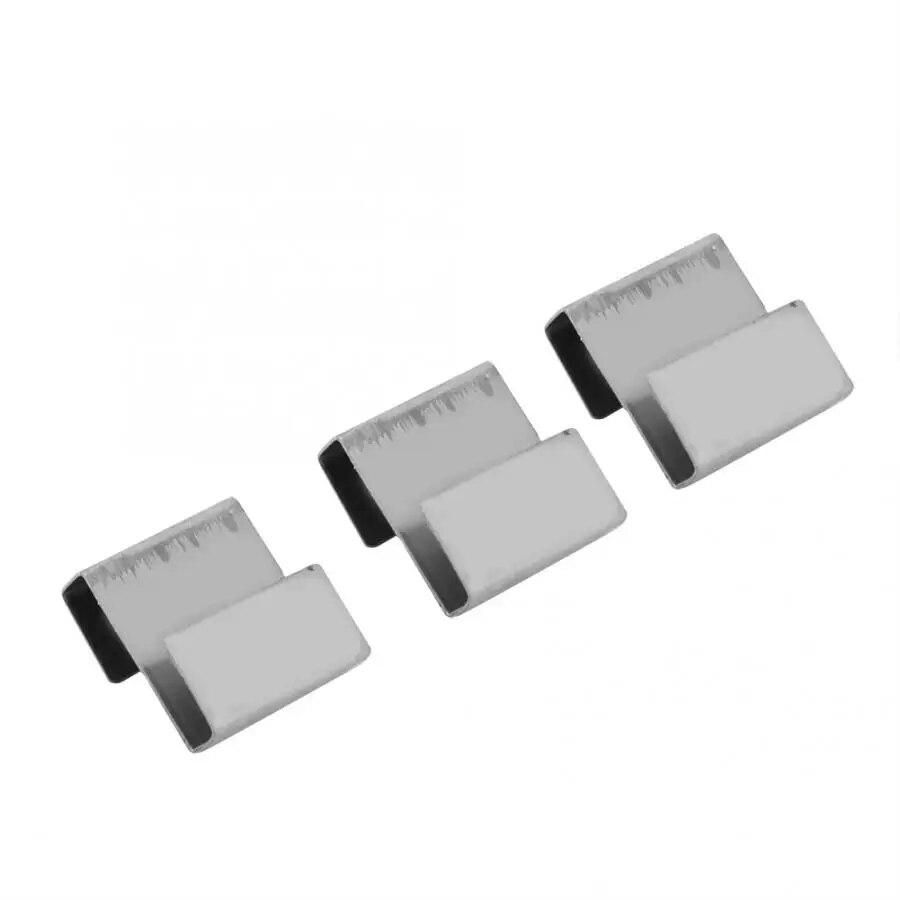 50pcs Stainless Steel Greenhouse Overlap S Clips Durable Glass Frame Fixing Clamp Adjustable Glass Handrails Holder Glass Clamp