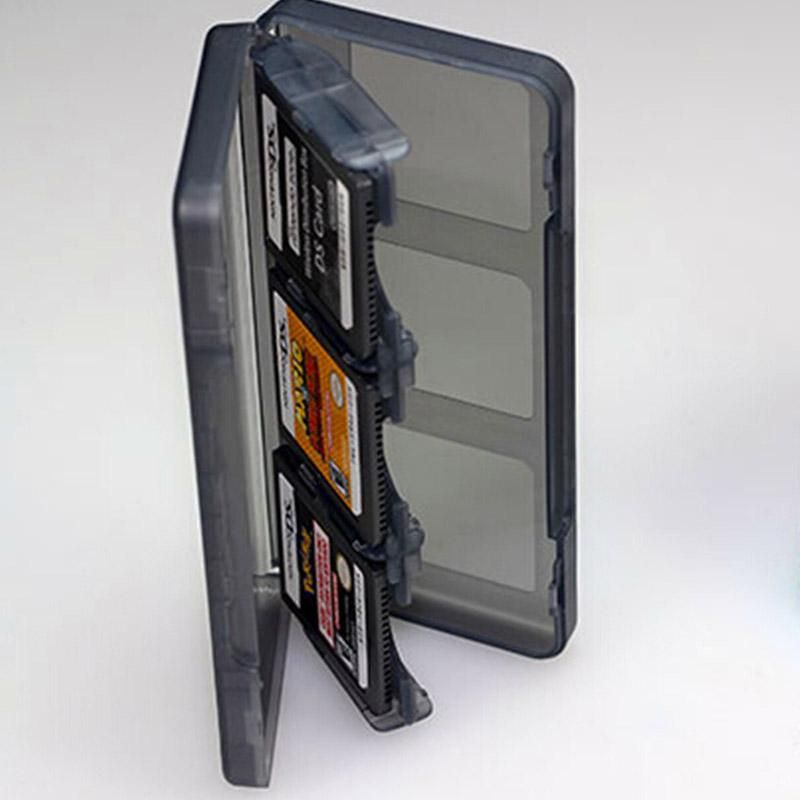 Clear 6 in 1 Game Card Storage Case Cartridge Box for Nintendo 3DS XL LL NDS DSi