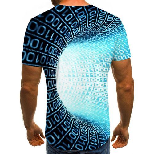 Men's Short Sleeve T-Shirt - Bleu