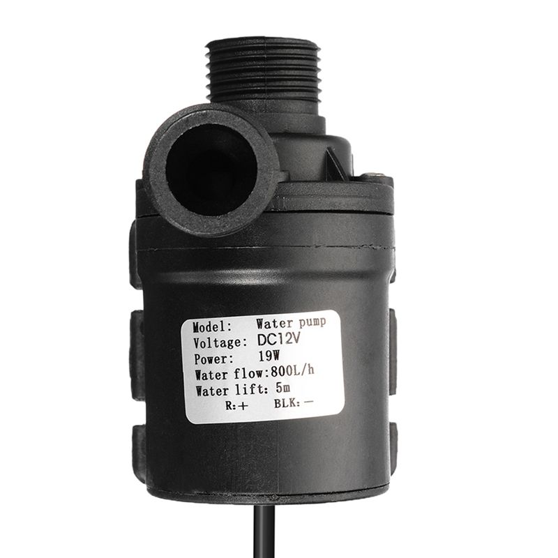 800L/H 5M DC 24V Home Portable Brushless Motor Submersible Water Pump for Cooling System Fountains Heater Mini