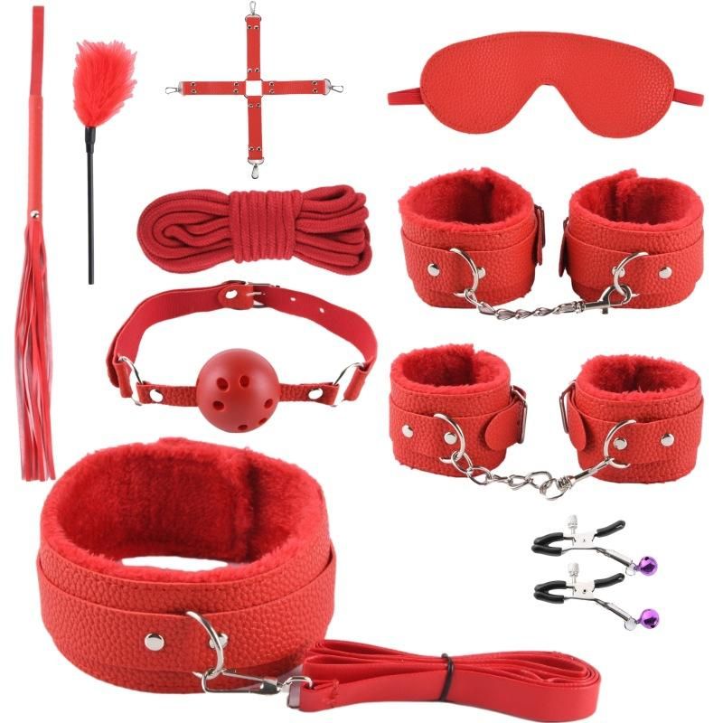 SM   toys leather plush ten piece set alternative  toy bound couples