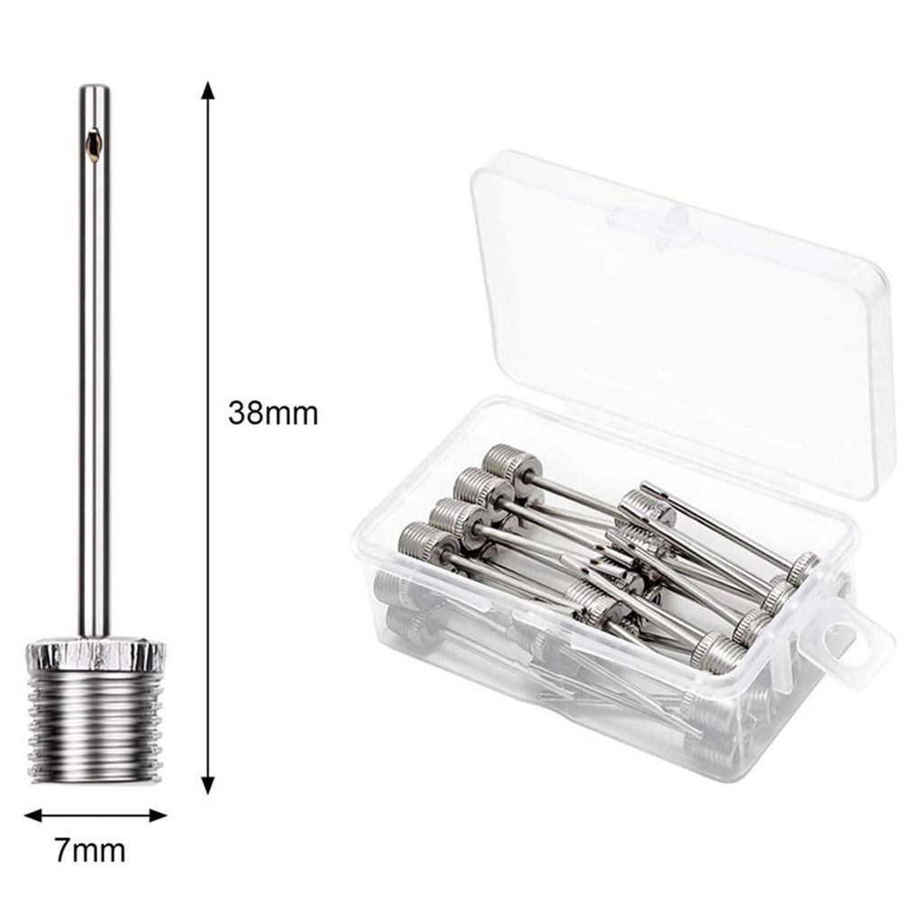 30pcs Sports Ball Pump  Inflating Pin Adapter Standard