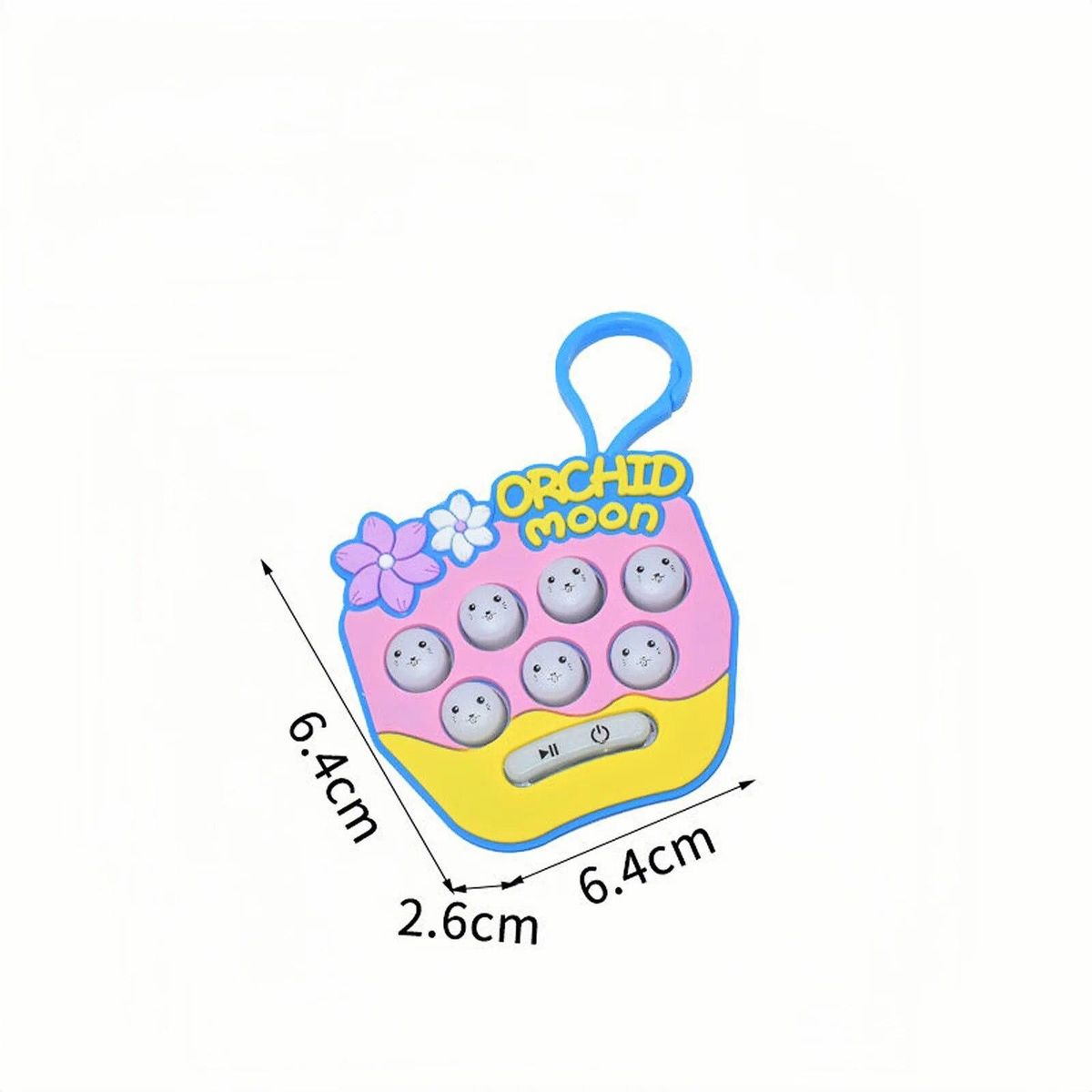New mini keychain pinch toy game machine puzzle decompression