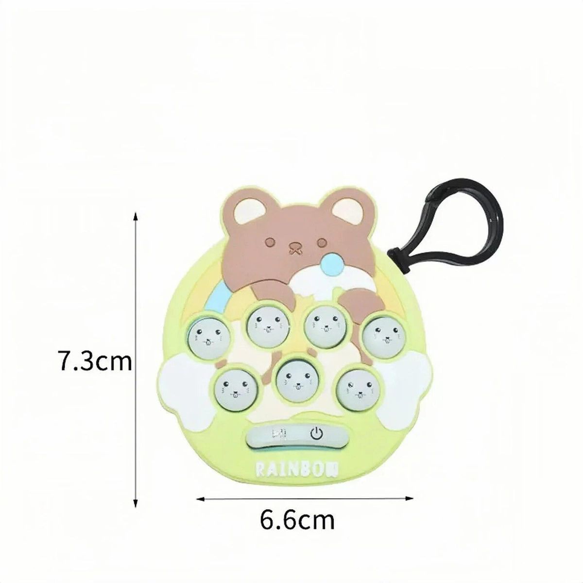 New mini keychain pinch toy game machine puzzle decompression