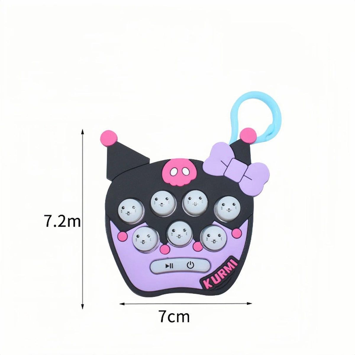 New mini keychain pinch toy game machine puzzle decompression