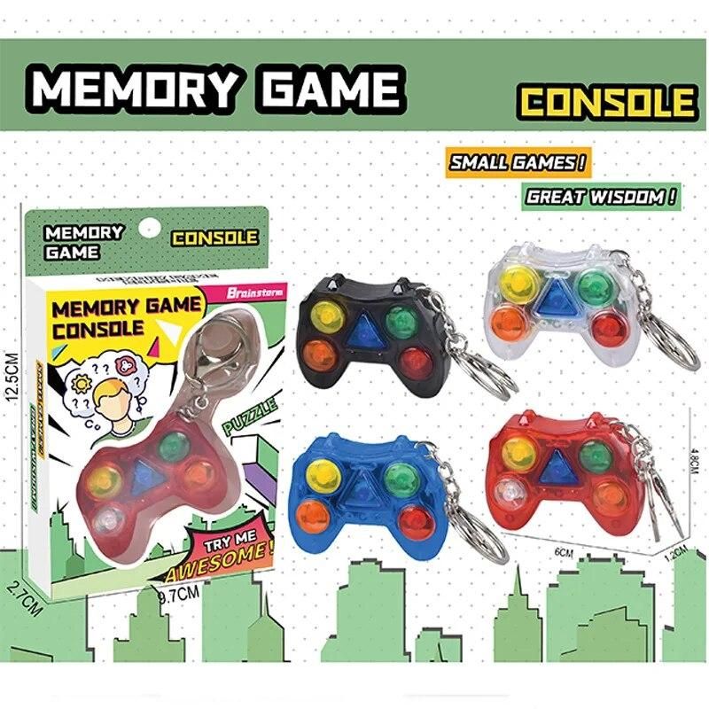New stress-relieving children's gift keychain mini handheld game console creative memory game toy
