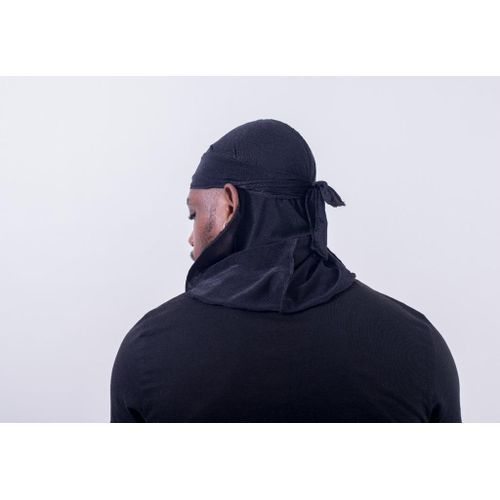 Plain Black Titan Silk Durag